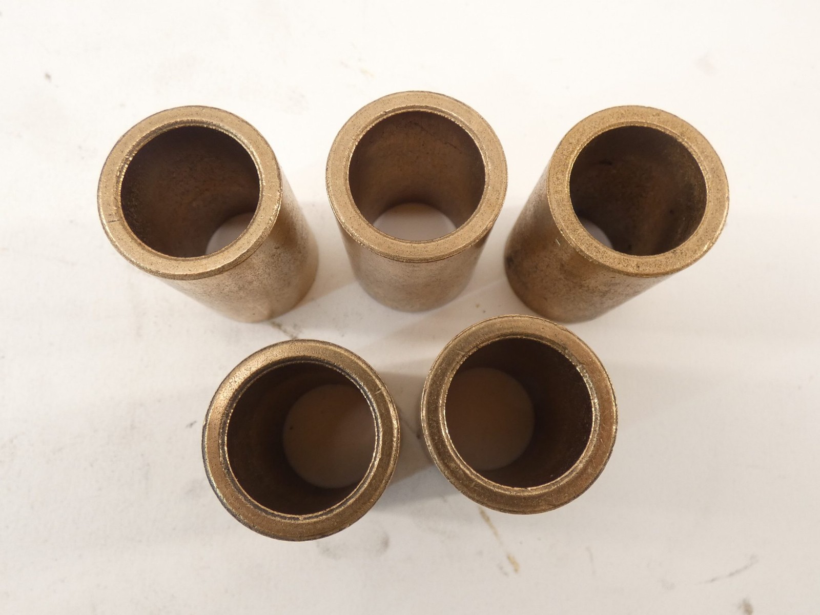 *Lot of 5* Sintered Bronze Flanged Sleeve Bearing 3/4″ Bore 1-1/2″ Length