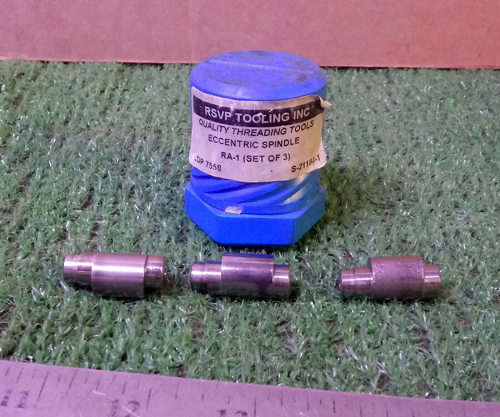 3 NEW RSVP TOOLING INC RA-1 ECCENTRIC SPINDLE HEADS NIP ***MAKE OFFER***