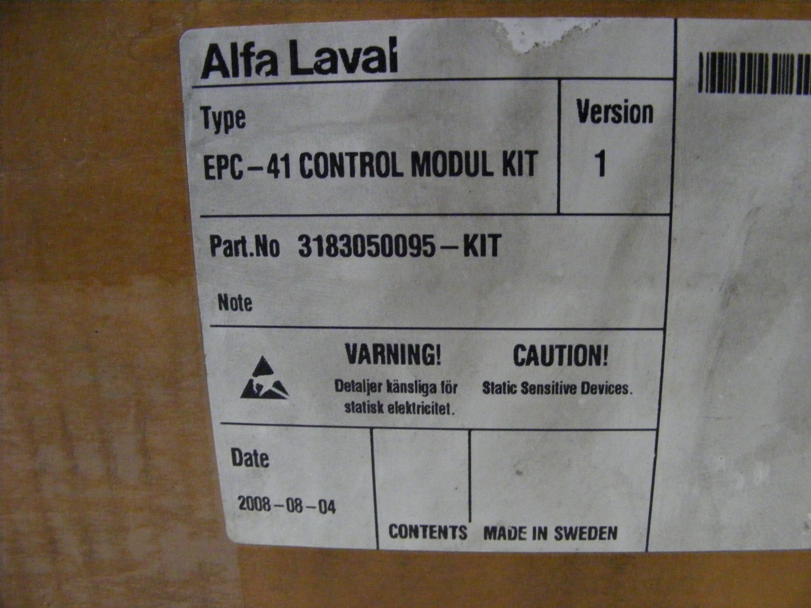 Alfa EPC-41 Control Module 3183050095 (n.o.)