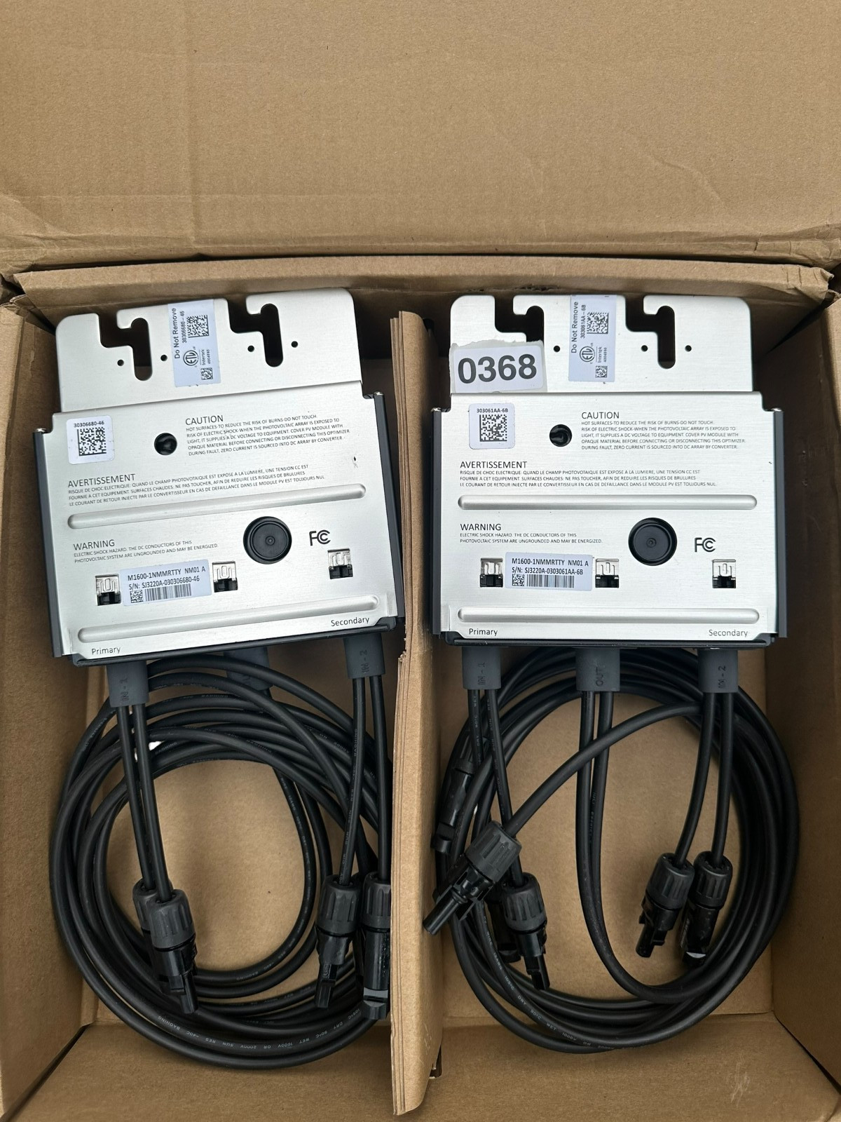 10-Pack SolarEdge M1600-1NMMRTTY 1600W Power Optimizer – Commercial/Ground