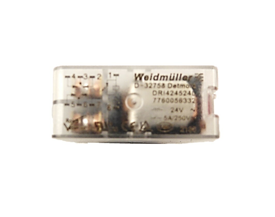 Weidmuller DRI424524L 8 Pin Relay 24Vac 5A/250 NEW NO BOX
