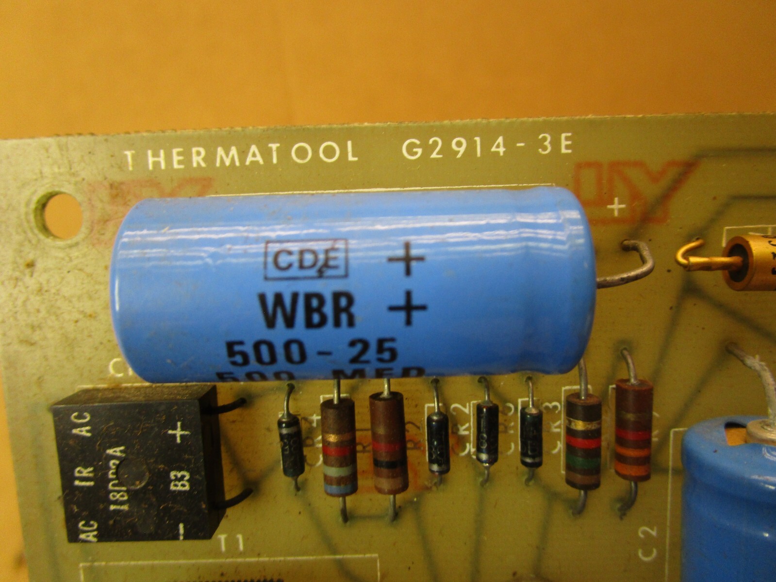 Thermatool G2914-3E Circuit Board Ser. No. 133 51821HM