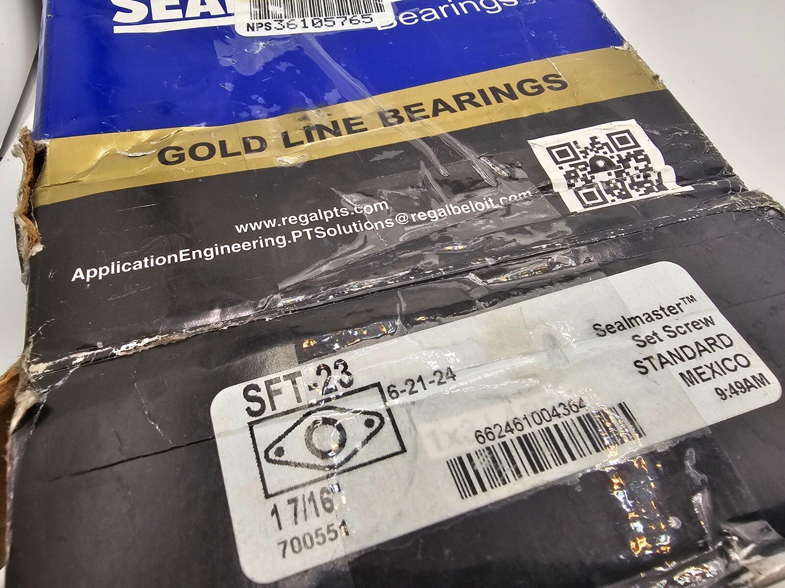 IPTCI Pillow Block Bearing PA205 UC205-16 Black Silver Heavy Duty