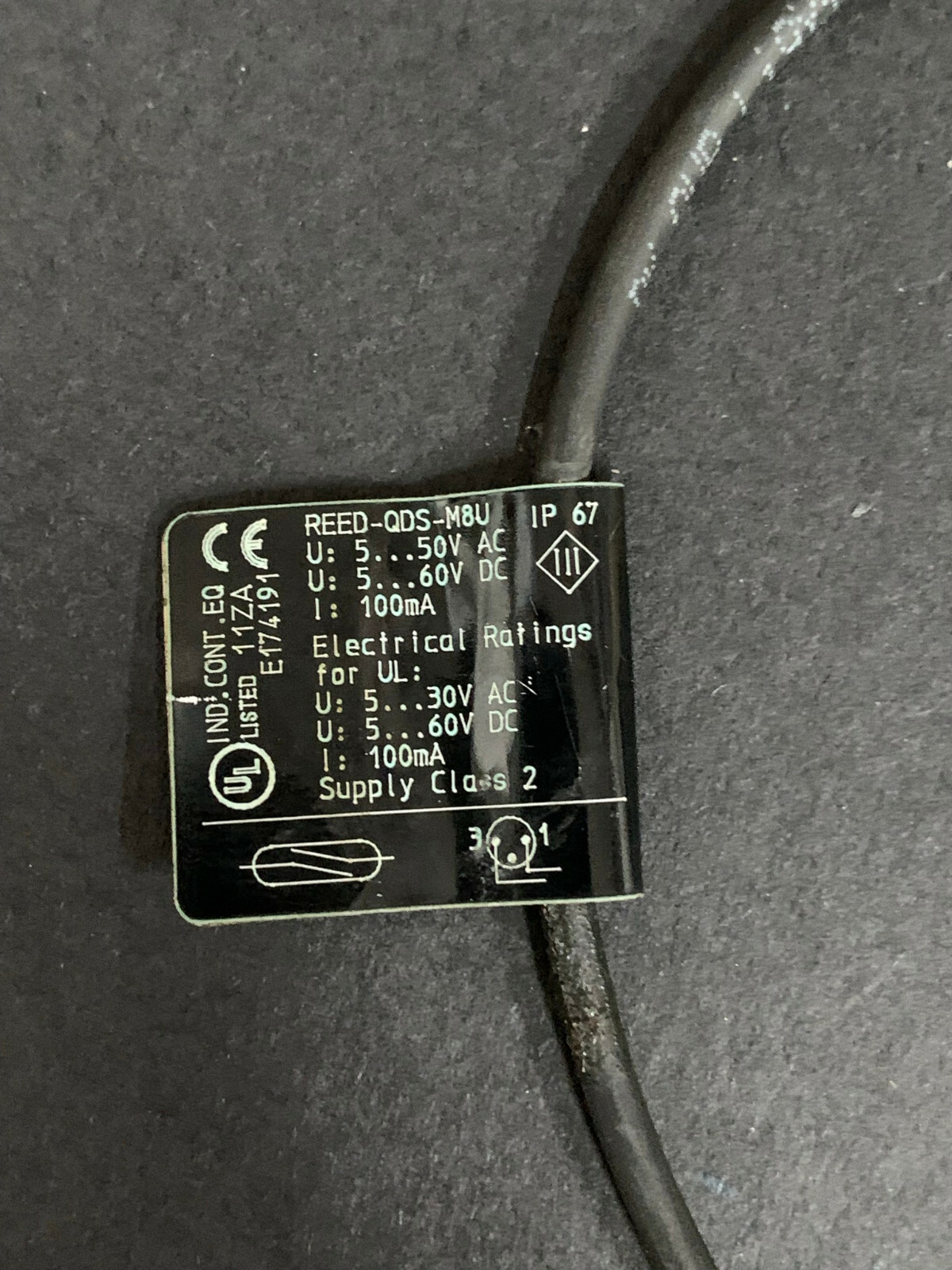 Numatics Reed-QDS-M8U Slot Switch – 30 Day Warranty