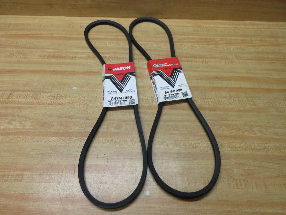 Jason 4L490 Megadyne UniMatch V-Belt A47 (Pack of 2)
