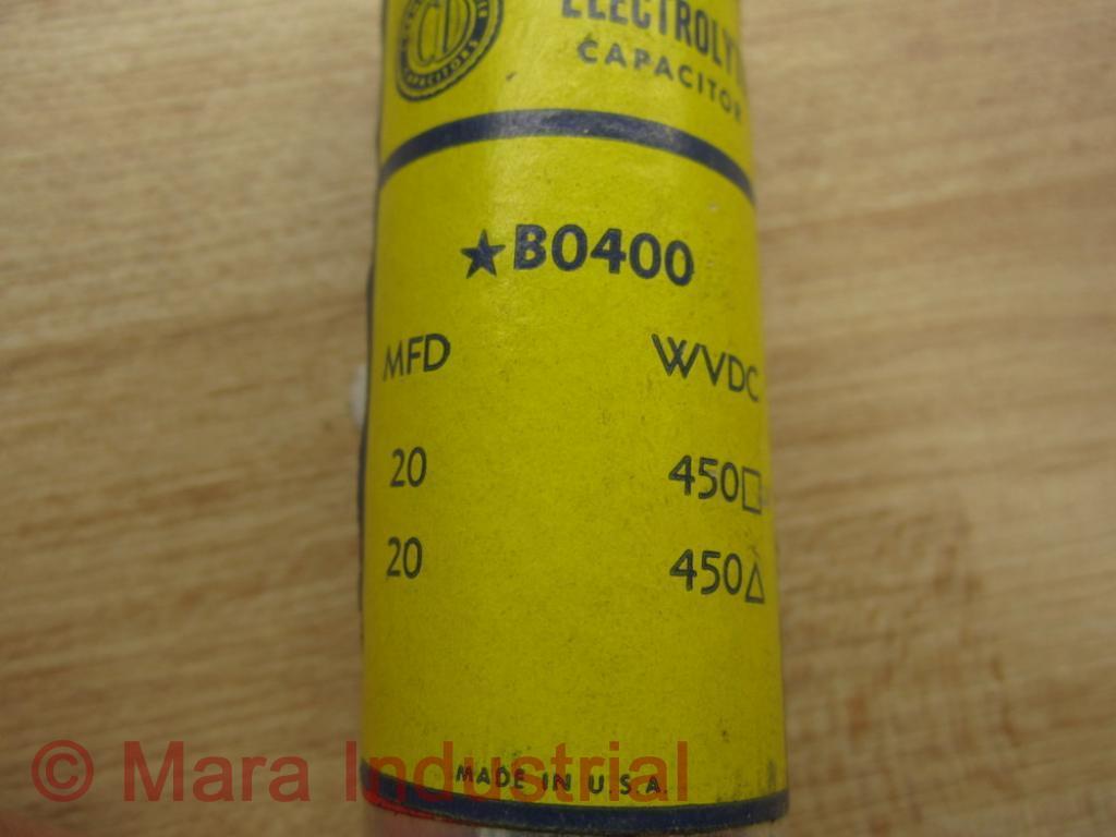 Cornell-Dubilier B0400 Capacitors