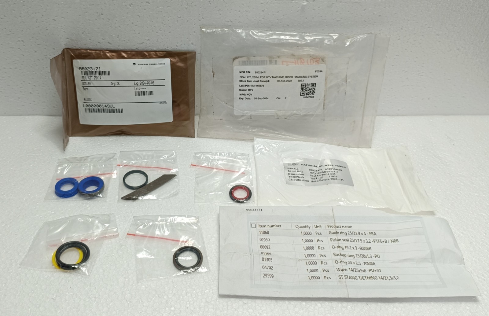 NOV 95023+71 / 6180154800 Seal Kit 25/14 HTV Riser Handling | NEW Marine