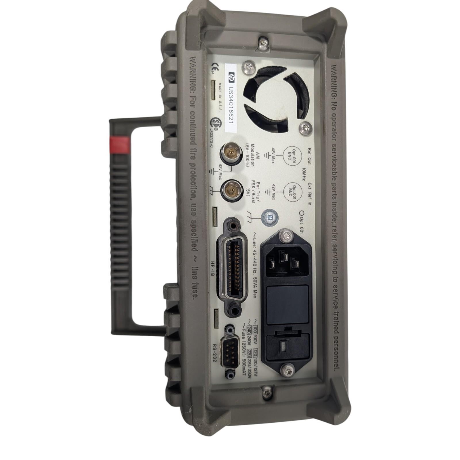 Hewlett Packard 33120A function generator