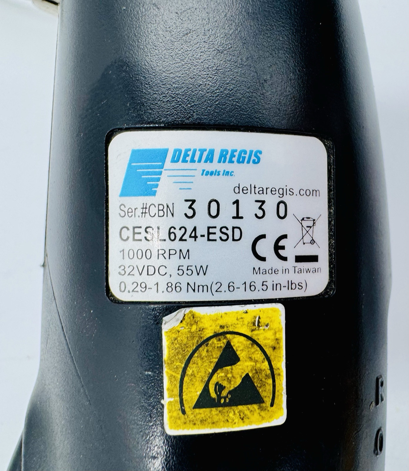 Delta Regis Electric Torque Screwdriver – CESL624-ESD