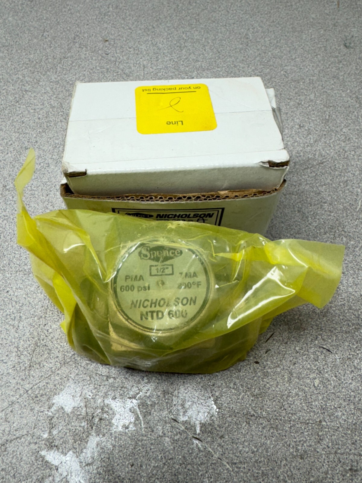 NEW IN BOX SPENCE NICHOLSON THERMODYNAMIC TRAP NTD 600-N1C9A 1/2″