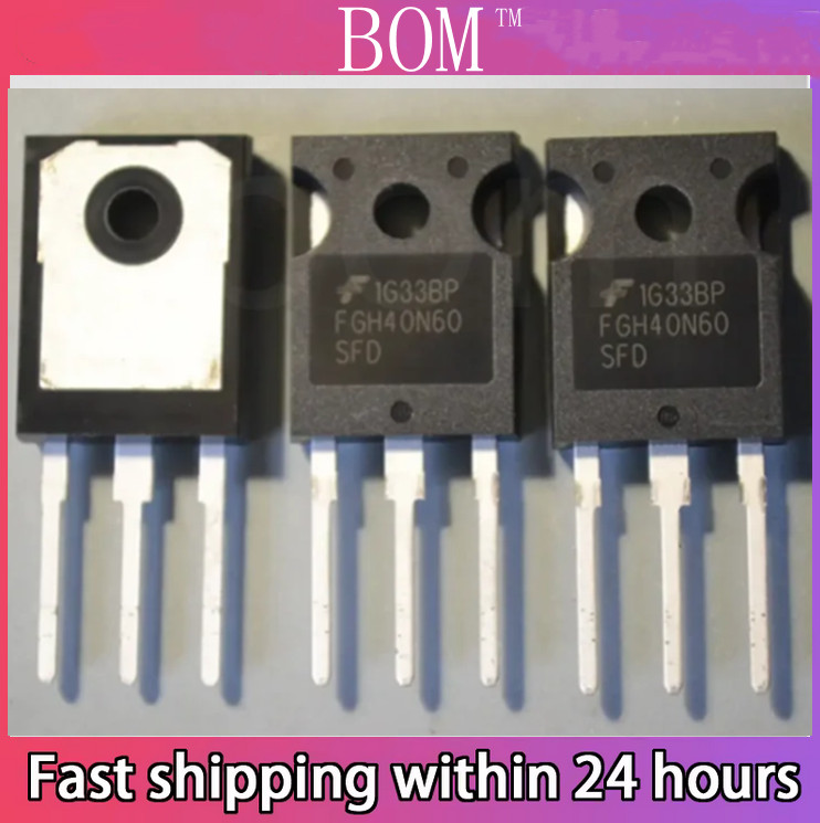 5Pcs FGH40N60SFD FGH40N60 40N60 IGBT FIELD STOP Transistor TO-247 In stocks