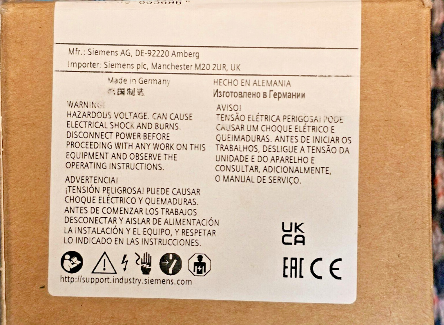 SIEMENS Reversing Contactor 3RA2316-8XB30-1BB4-NEW – FREE SHIP
