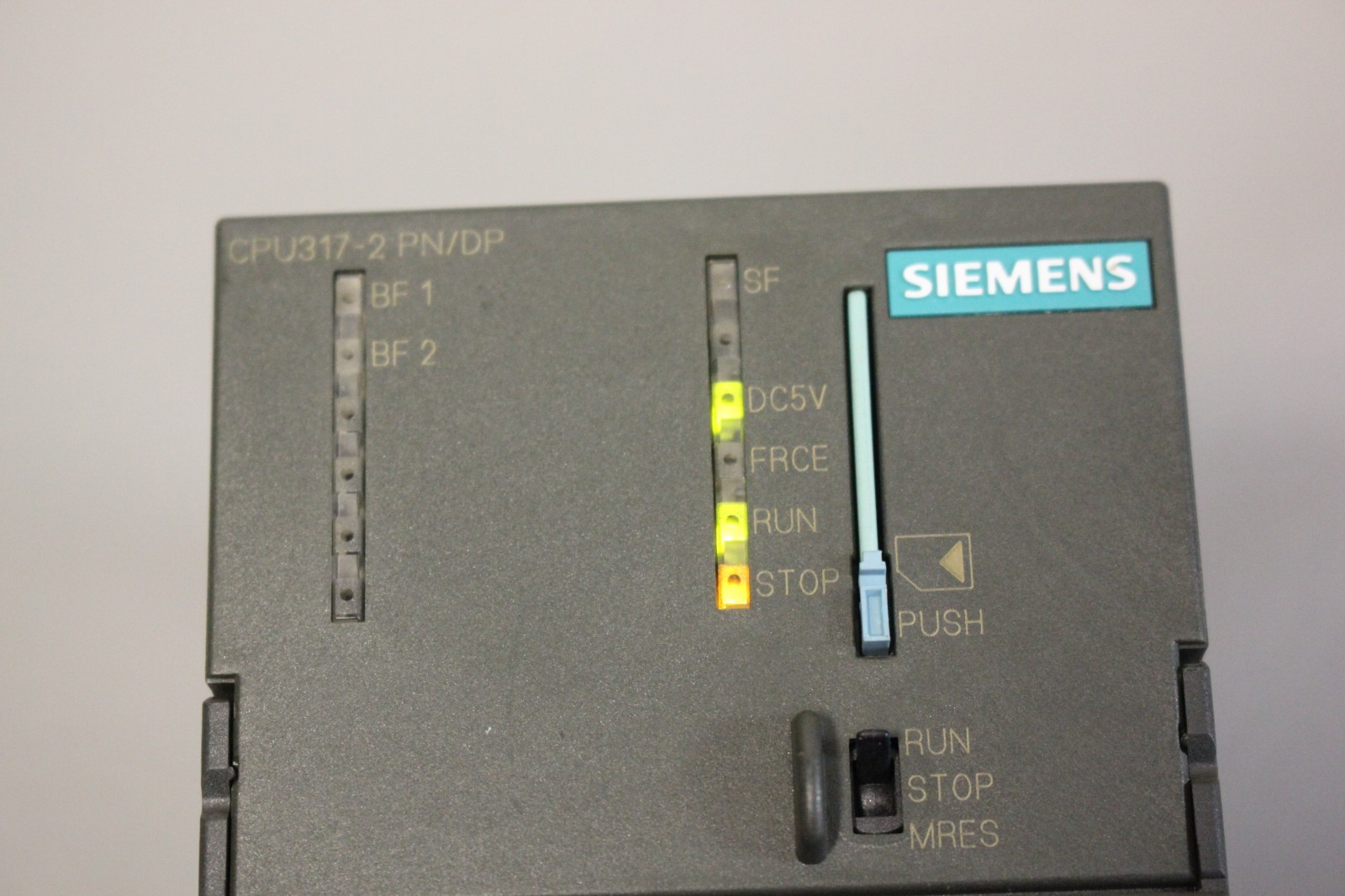 SIEMENS SIMATIC S7 PLC CPU 317 PROCESSOR 6ES7 317-2EK13-0AB0