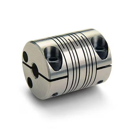RULAND MWC25-3/8″-3/8″-SS 4-Beam Clamp Coupling, Bores 0.375″x0.375″, OD