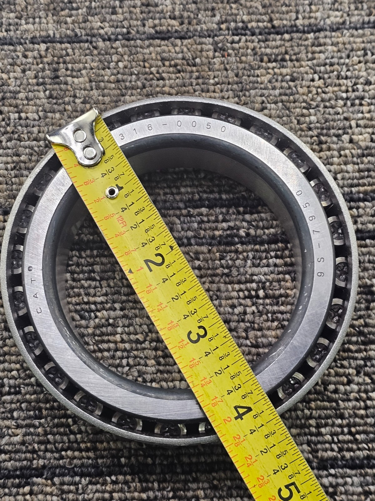 CATERPILLAR 9S-7950: Tapered Roller Bearing Cone 2.95 inch ID x 3.62 inch OD
