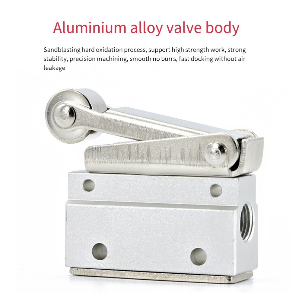 for 2 Position for 2 Way Roller Pneumatic Mechanical Valve for Air Flow Control