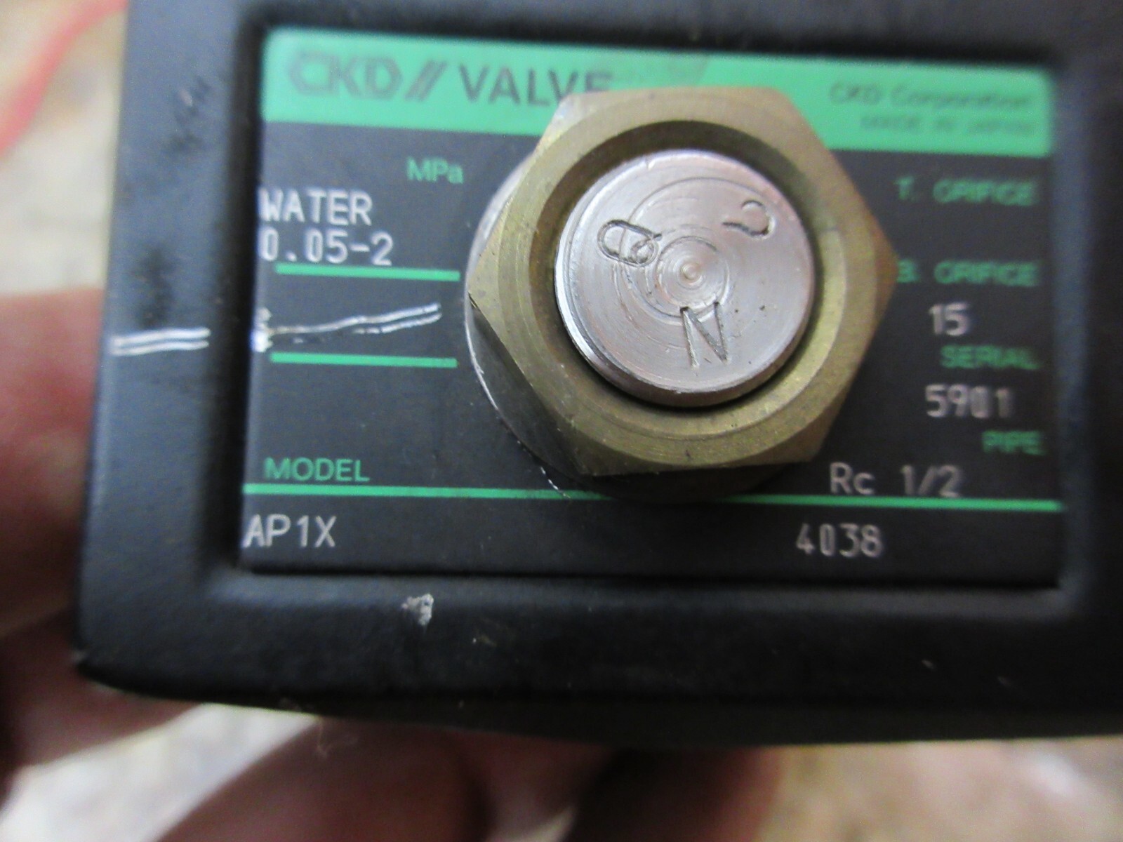 1996 MITSUBISHI CX-20 EDM CKD AP1X 4038 VALVE EACH 1