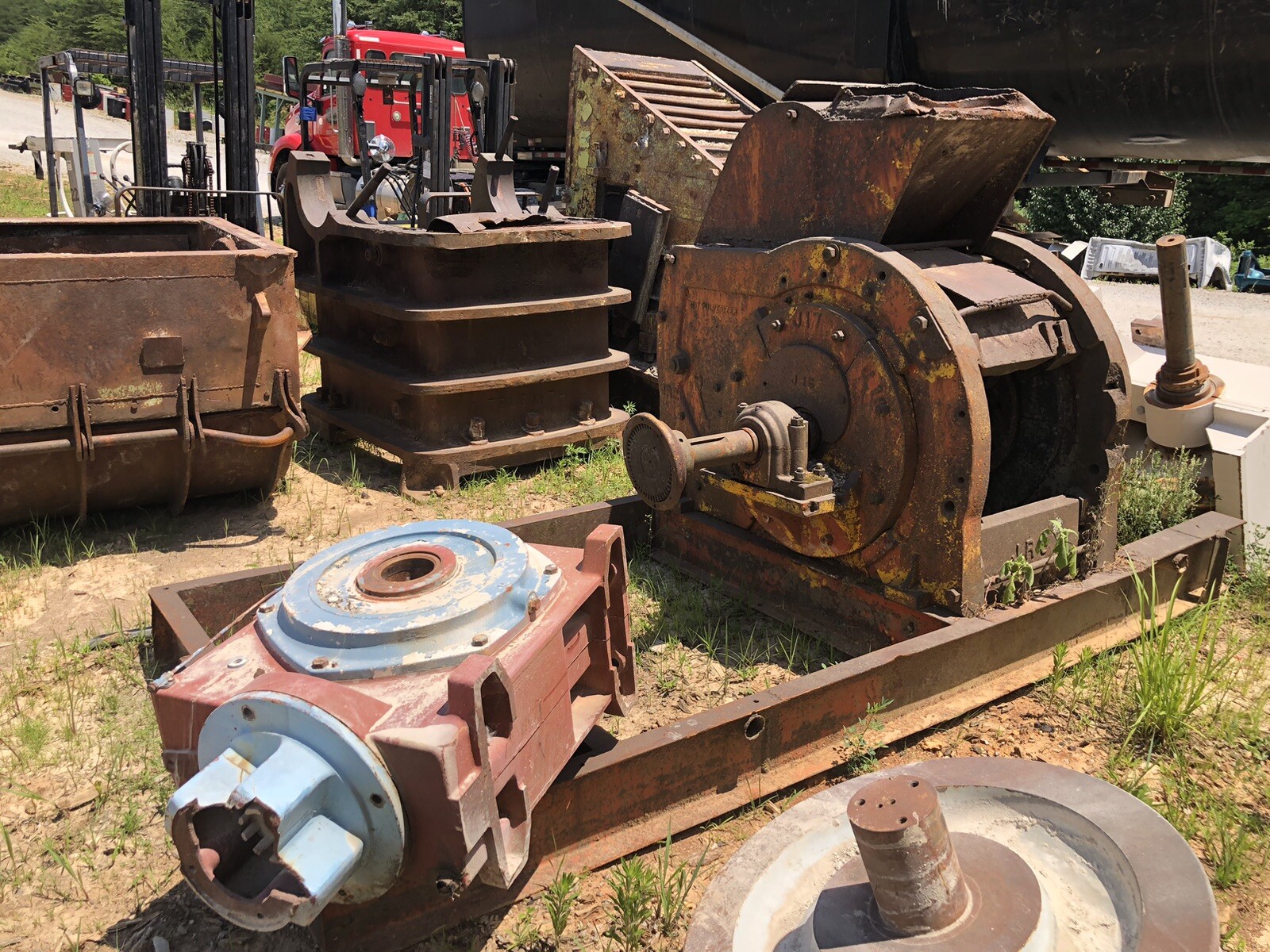 Cedar Rapids Jaw Roll Crusher Conveyor Drive Rock Crusher Equipment Lot