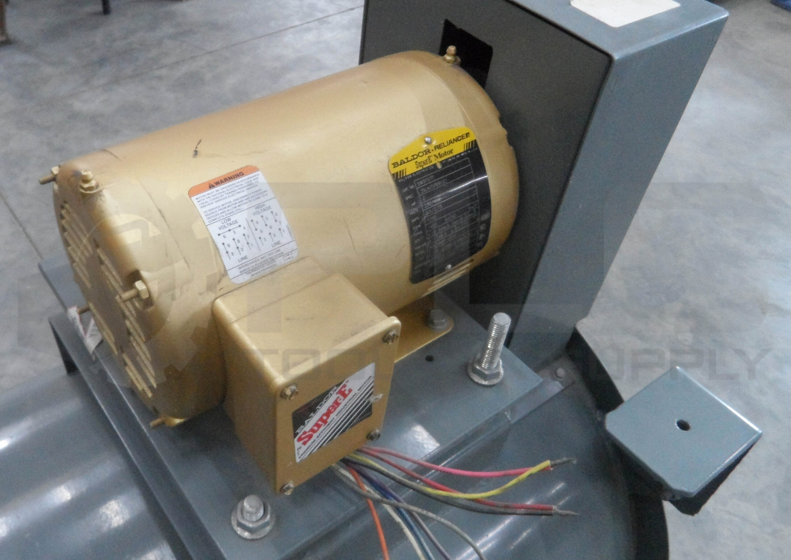 NEW LOREN COOK 135 TONH-B INLINE BLOWER FAN FF-3009 JOHNSTONE W/ BALDOR EM3157T
