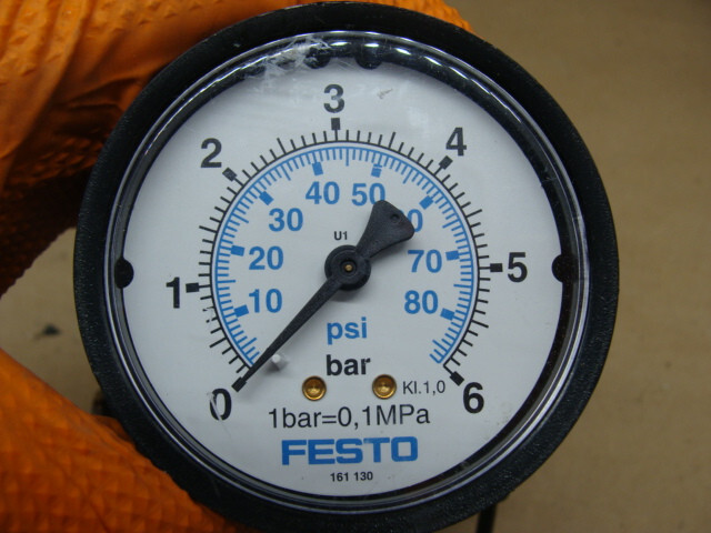 FESTO PRESSURE REGULATOR LRP-1/4-4 159501 P1 MAX: 12BAR 175PSI/1.2MPa
