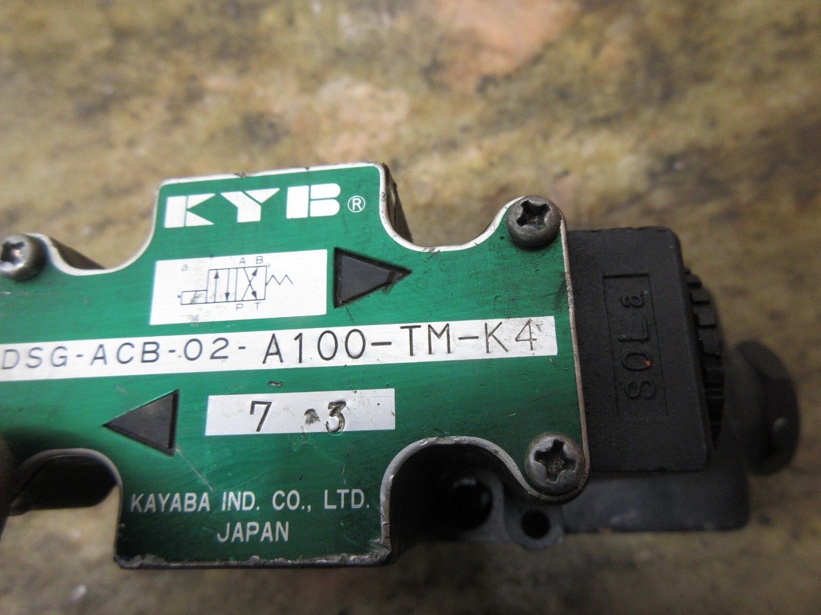 KYB SOLENOID VALVE DSG-ACB-02-A100-TM-K4 73