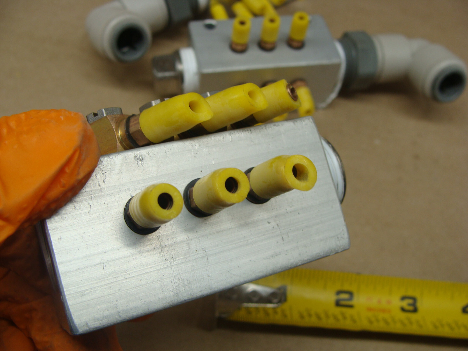 9 PORT MANIFOLD — LOT OF 3