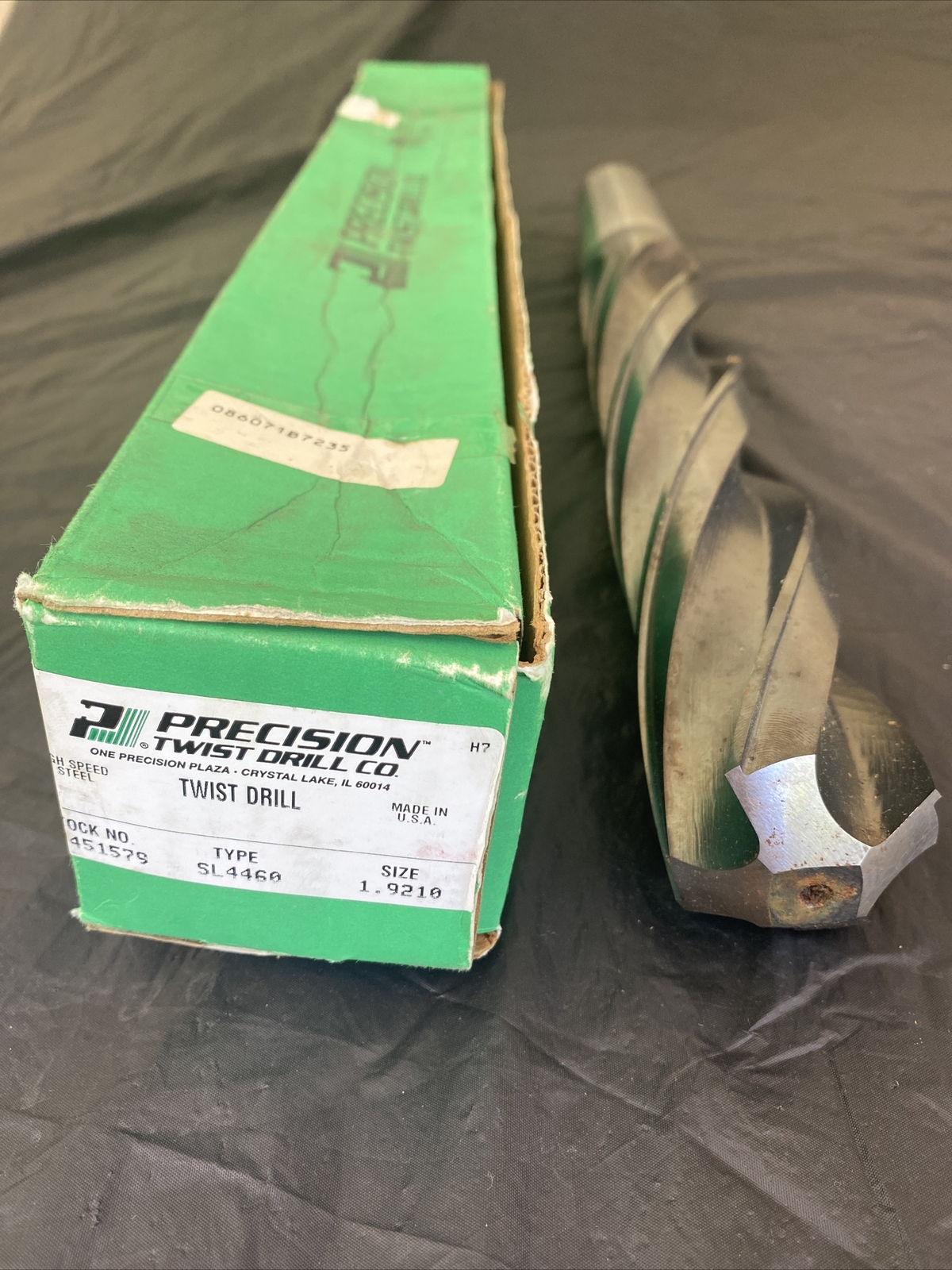 Precision Twist High Speed Steel Taper Shank Drill Bit Type SL4460 Size 1.9210