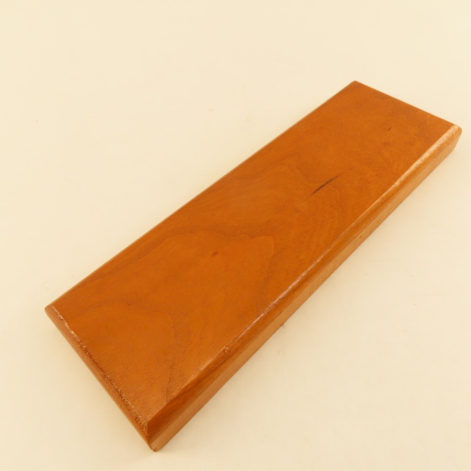 9″ x 3″ x 3/4″ Thick Cherry Wood Plaque Blank Arts Crafts Beveled Edge Lot Of 13