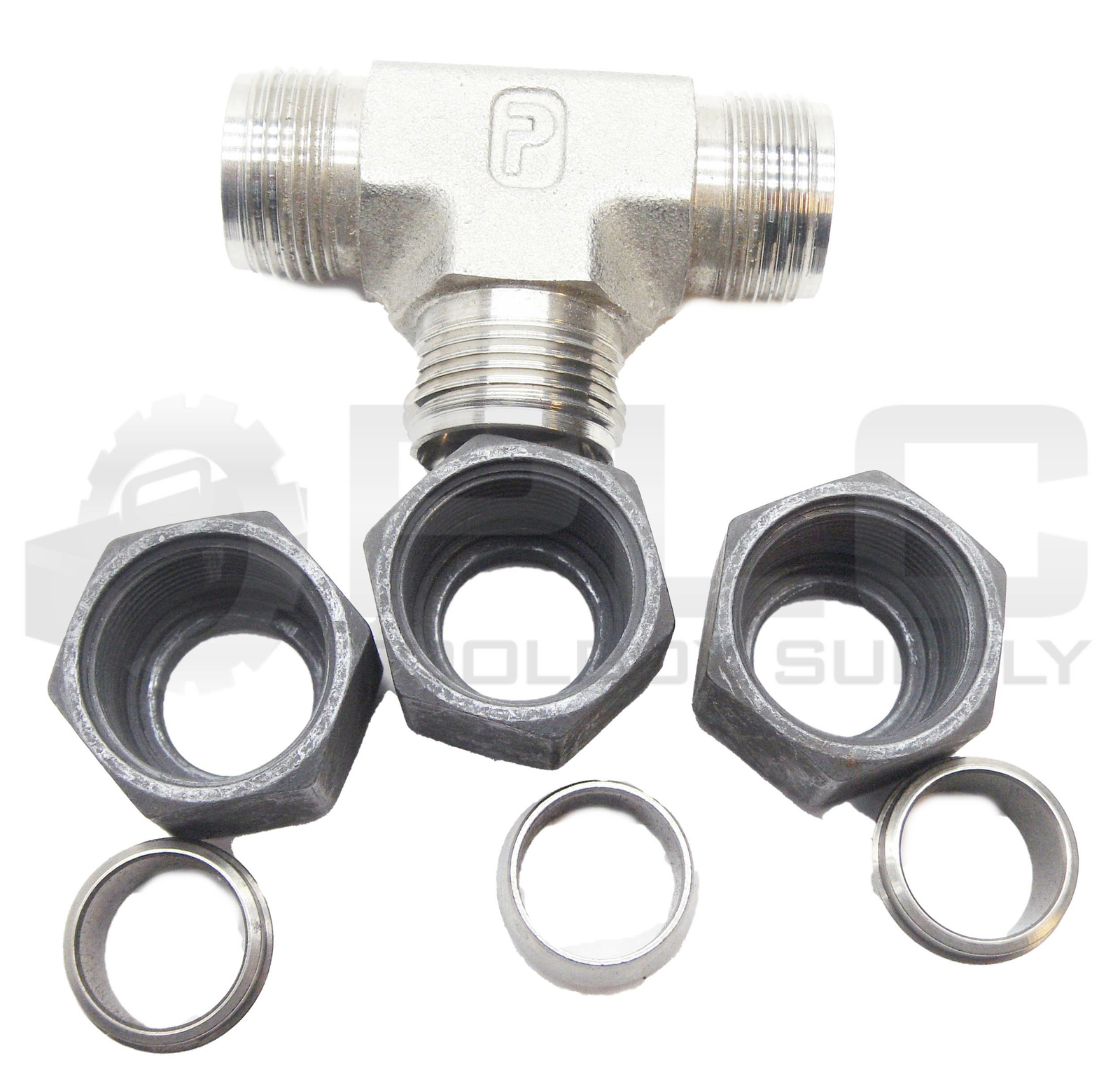 LOT OF 2 NEW PARKER 1/2″ TUBE 316 UNION TEE FITTING *READ*