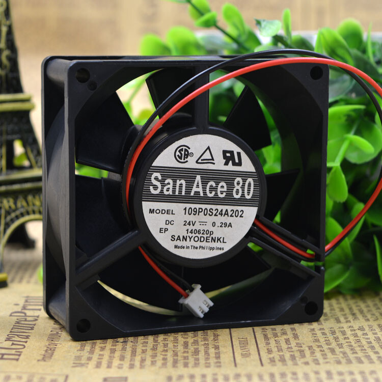1PC For Fan Sanyo 109P0824A202 8cm 8032 24V 0.29A Z#1