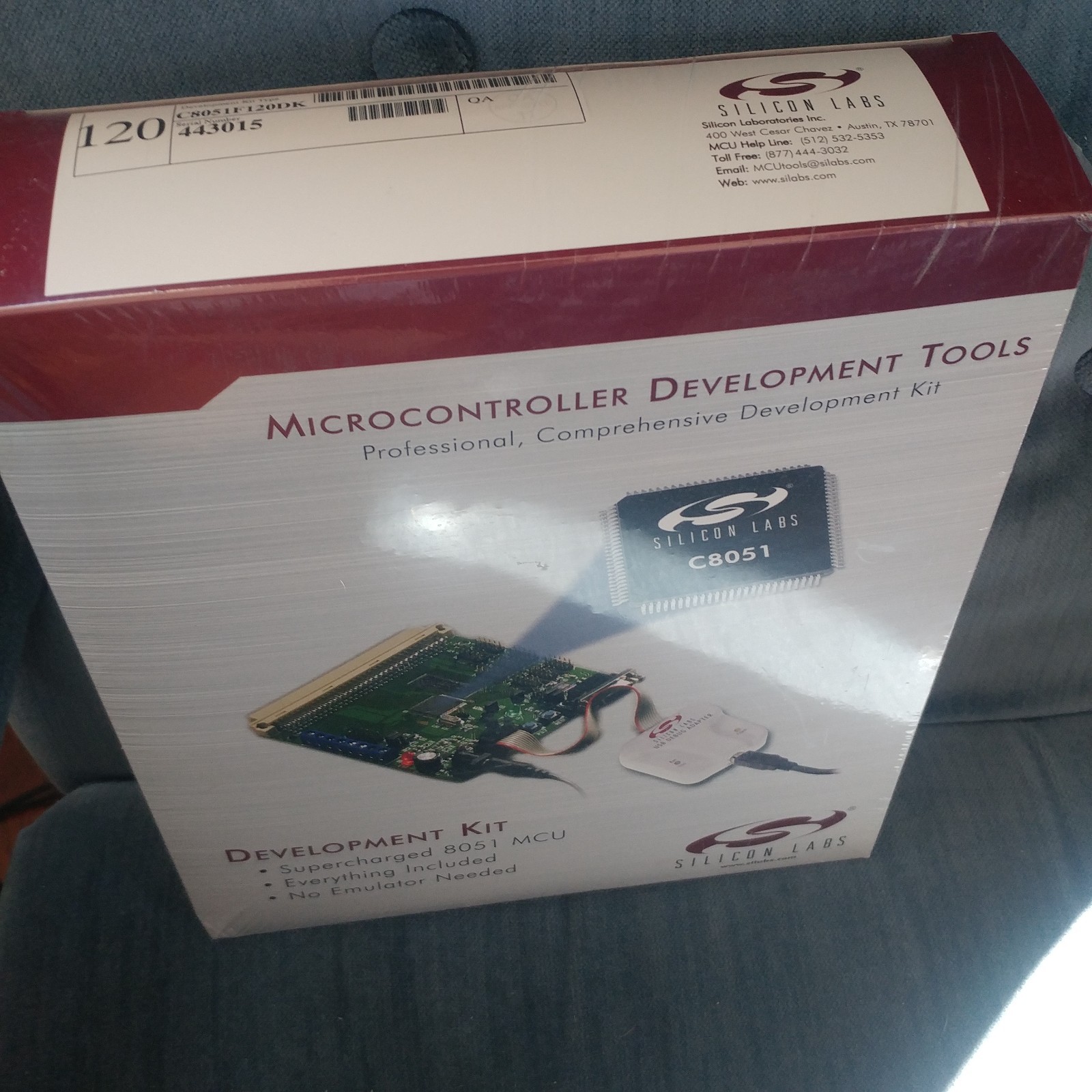 New Silicon Labs Microcontroller Development Kit 8051 MCU #C8051F320DK 8 bit