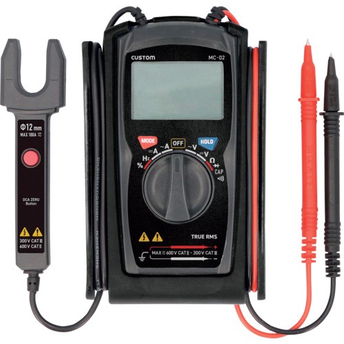 CUSTAM MC-02 AC/DC Clamp Digital Multimeter