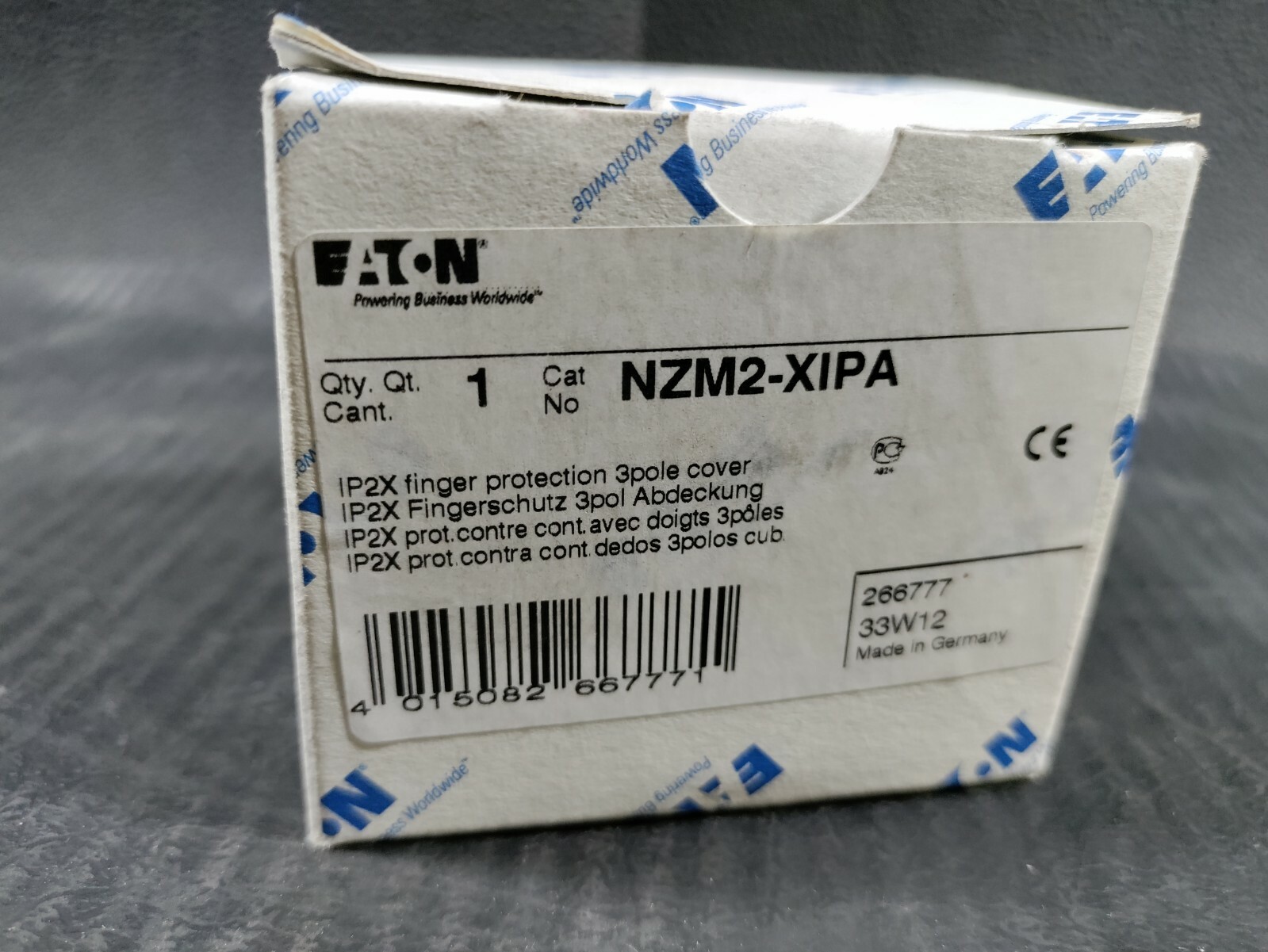 EATON NZM2-XIPA FINGER PROTECTION 3P COVER NIB