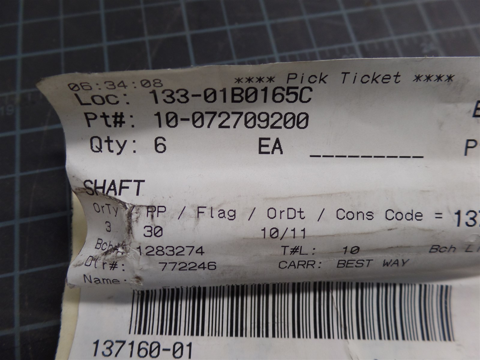 GENUINE KHD 0223-8081 SHAFT PIN, TROJAN O&K 10072709200, TEREX 10-072709200, NOS
