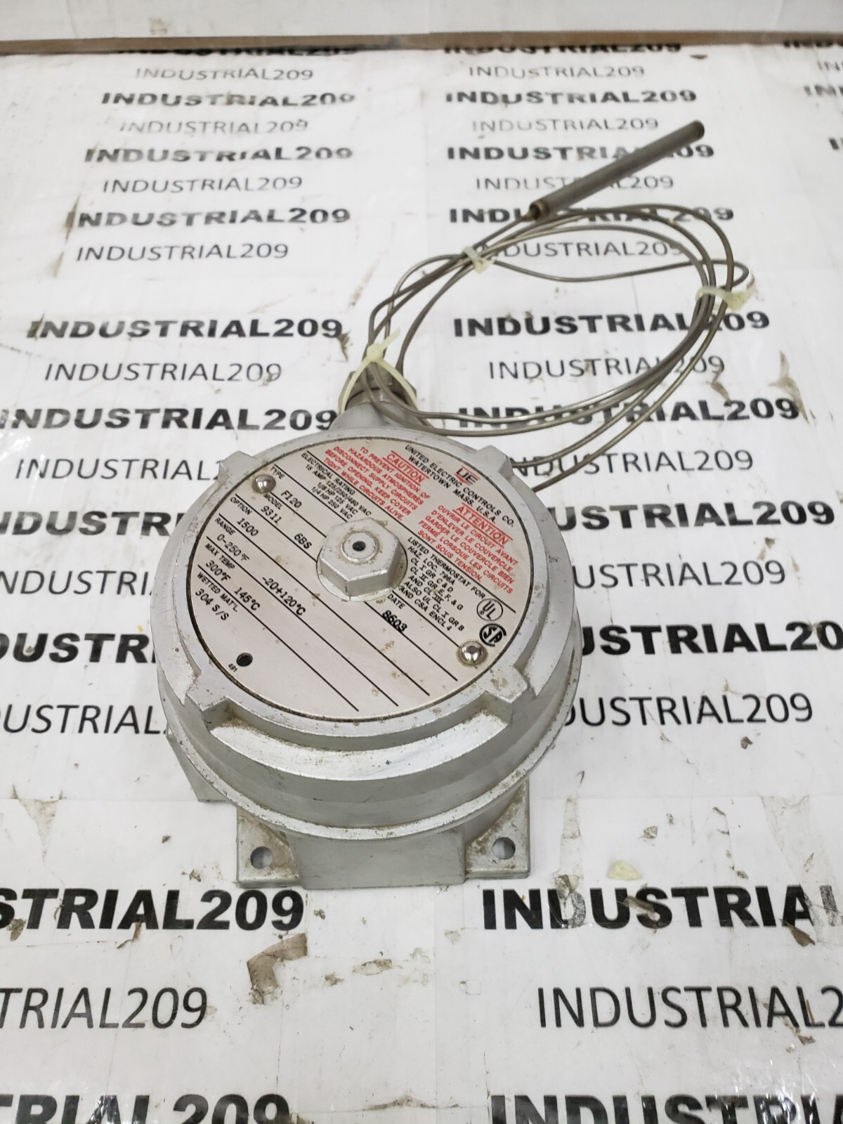 UNITED ELECTRIC F120 THERMOSTAT F120