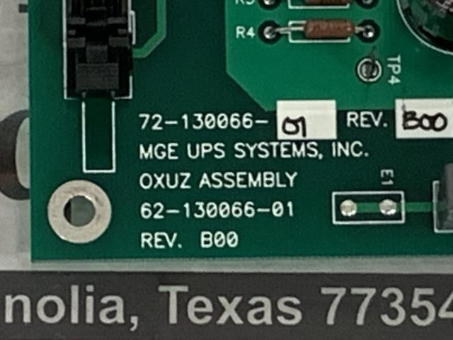 NEW MGE UPS Systems OXUZ Assembly – 72-130066-01 – 62-130066-01 w/Warranty