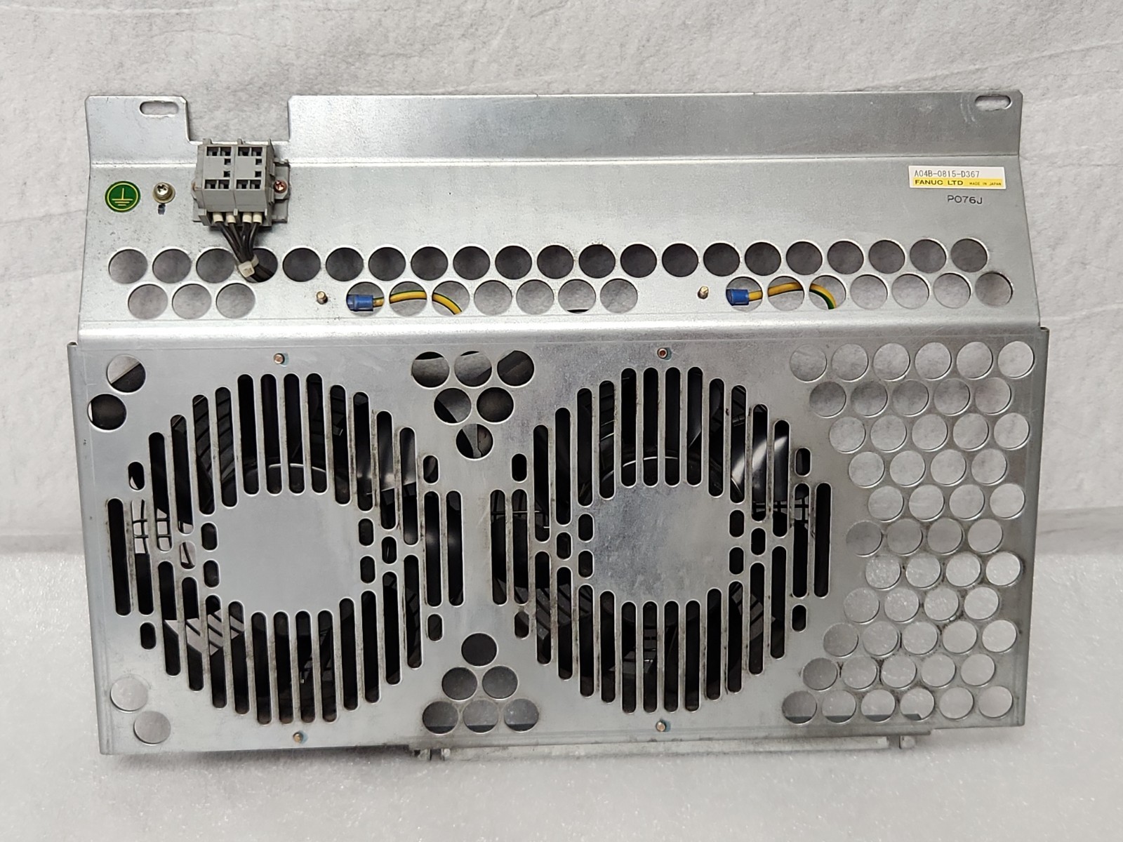 Fanuc A04B-0815-D367 Supply Fan Unit w/ 2 Minebea 5915PC-20W-B20 Fans 200-240V