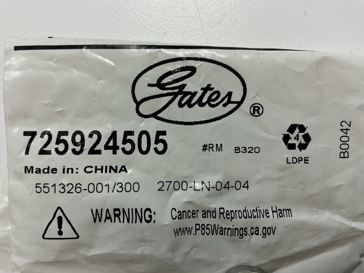 G60445-0404 – Male JIC 37° Flare To Male JIC 37° Flare Bulkhead 7/16-20 Thread