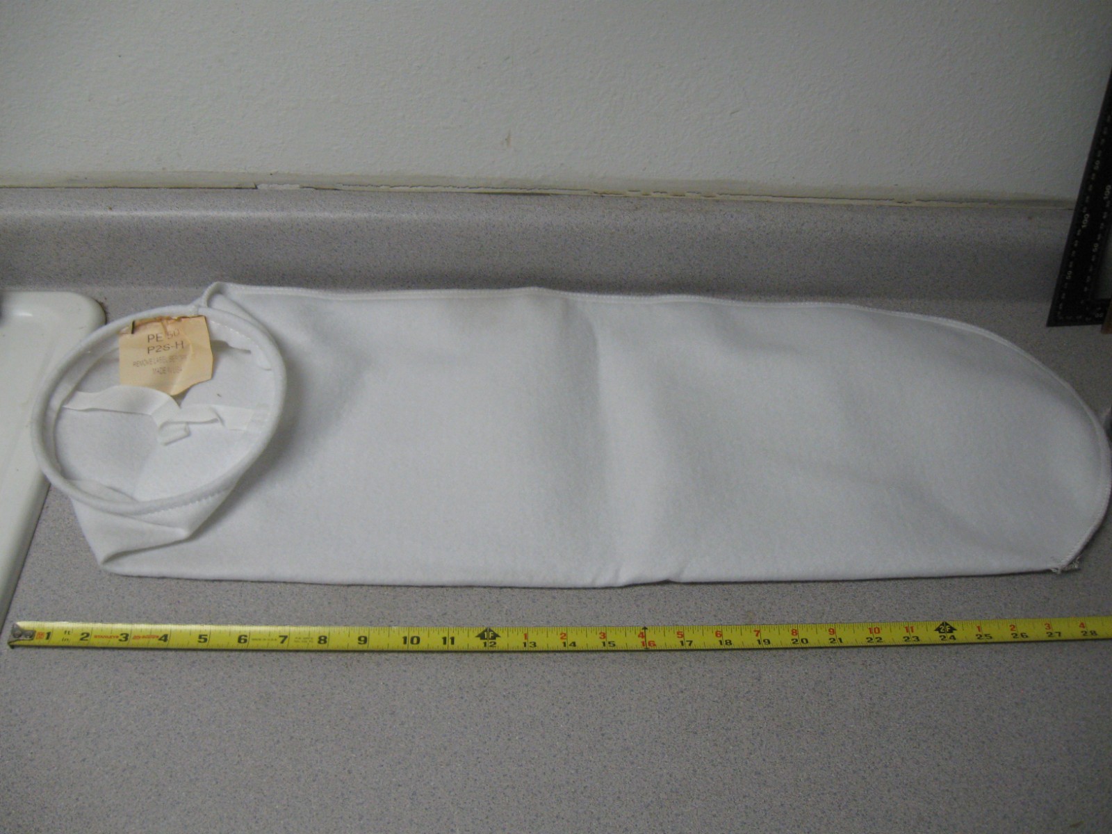 Lot of 20 Filtra Supply 50 Micron Polyester Felt Singed Liquid Filter Bags
