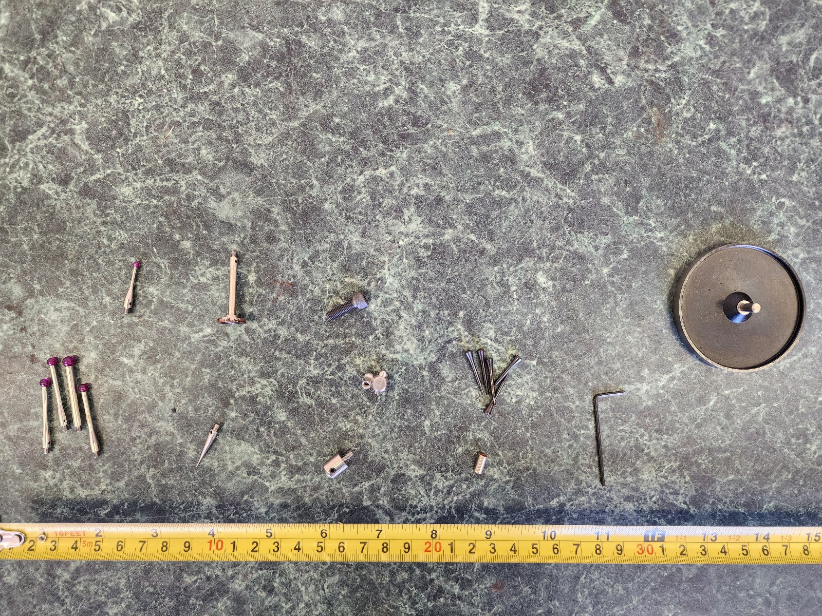 RENISHAW TP1S WOODEN PROBE CASE WITH PROBES