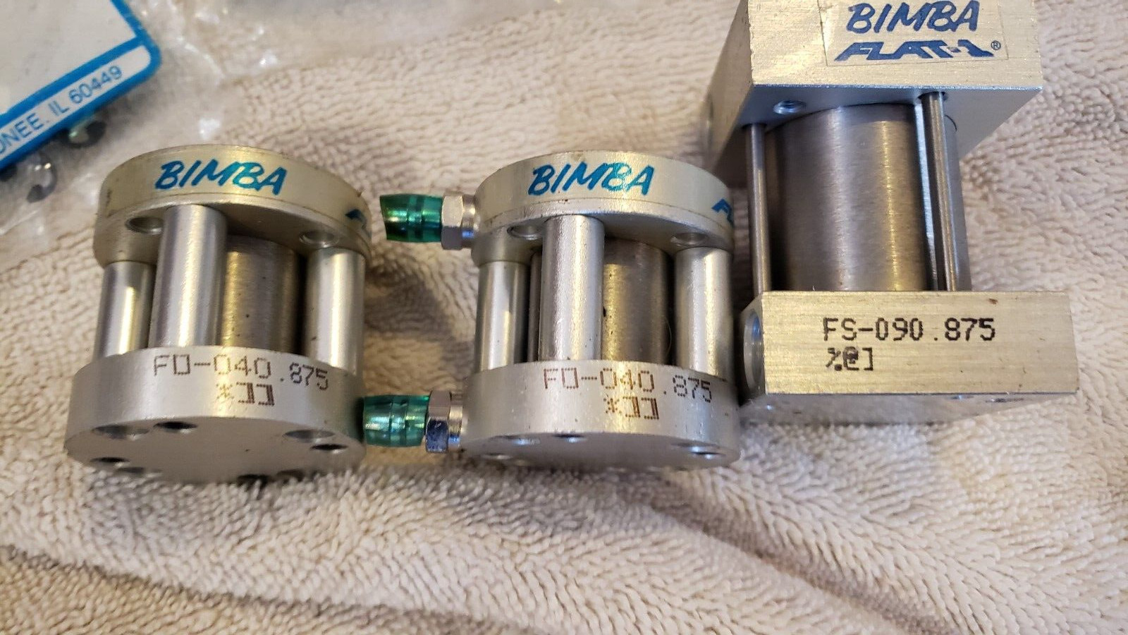 NEW LOT Bimba FLAT-1 Pneumatic Cylinder Rod Pivot # FO-040.875 FS-090.875 RP-3