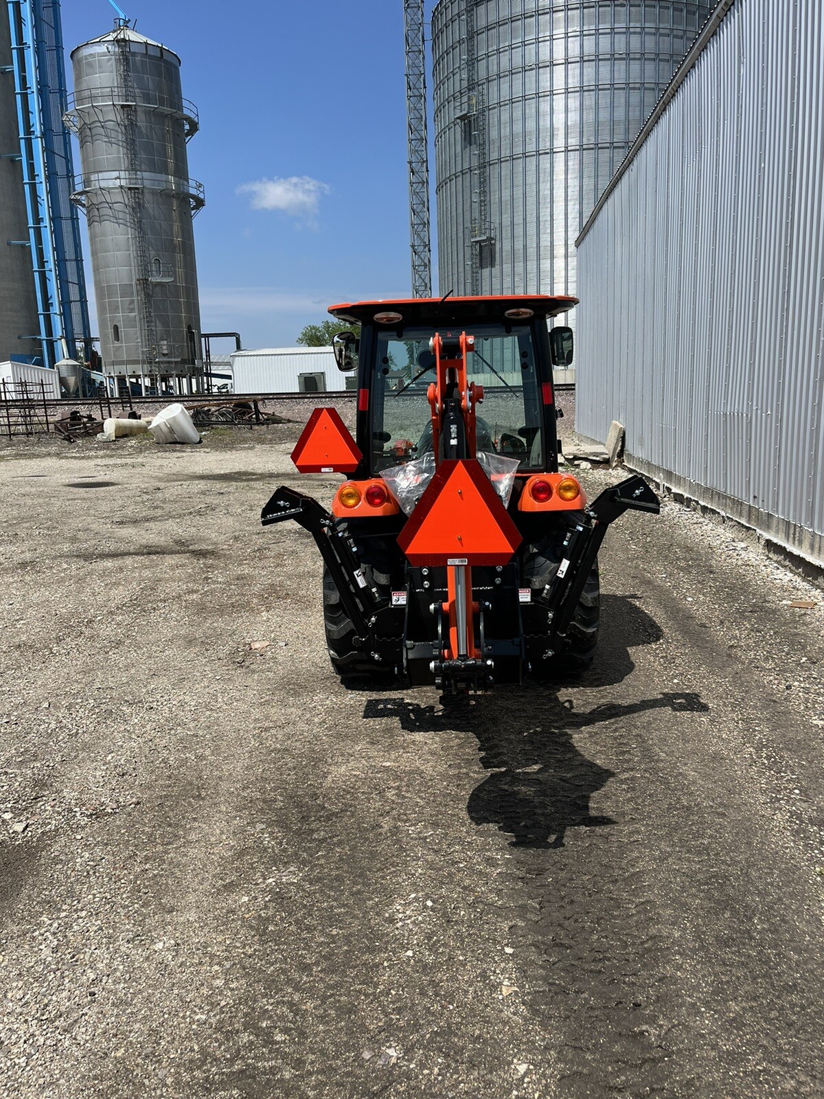 Bad Boy 4035 Utility Tractor With Cab, Loader, And Backhoe