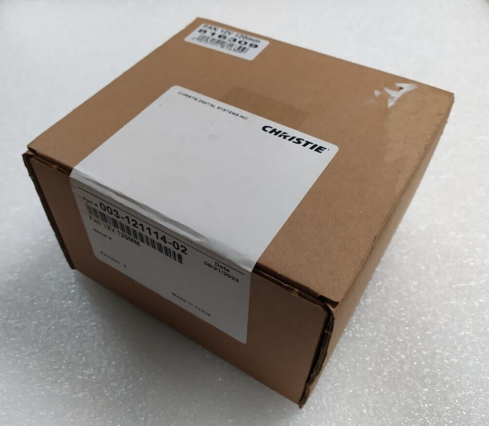 003-121114-02 – Spare Parts Christie – Fan 12V 120MM