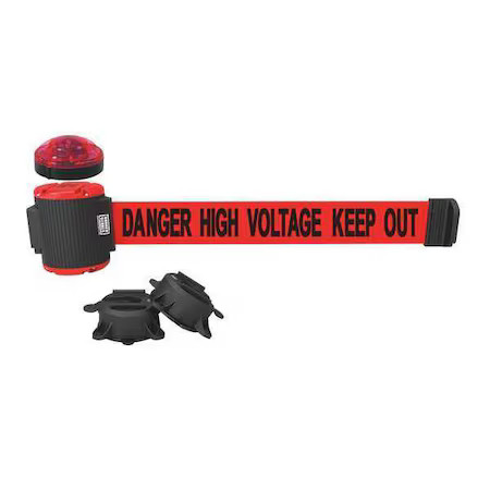 Banner Stakes Mh5010l Belt Barrier, Matte, Orange Belt