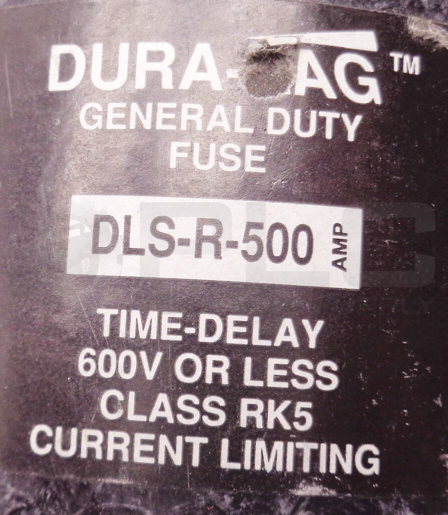 NEW DURA-LAG DLS-R-500 GENERAL DUTY FUSE TIME DELAY 600V CLASS RK5