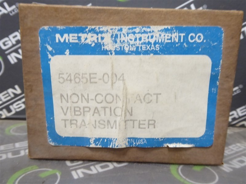 NEW Metrix 5465E-004 Non-Contact Vibration Transmitter