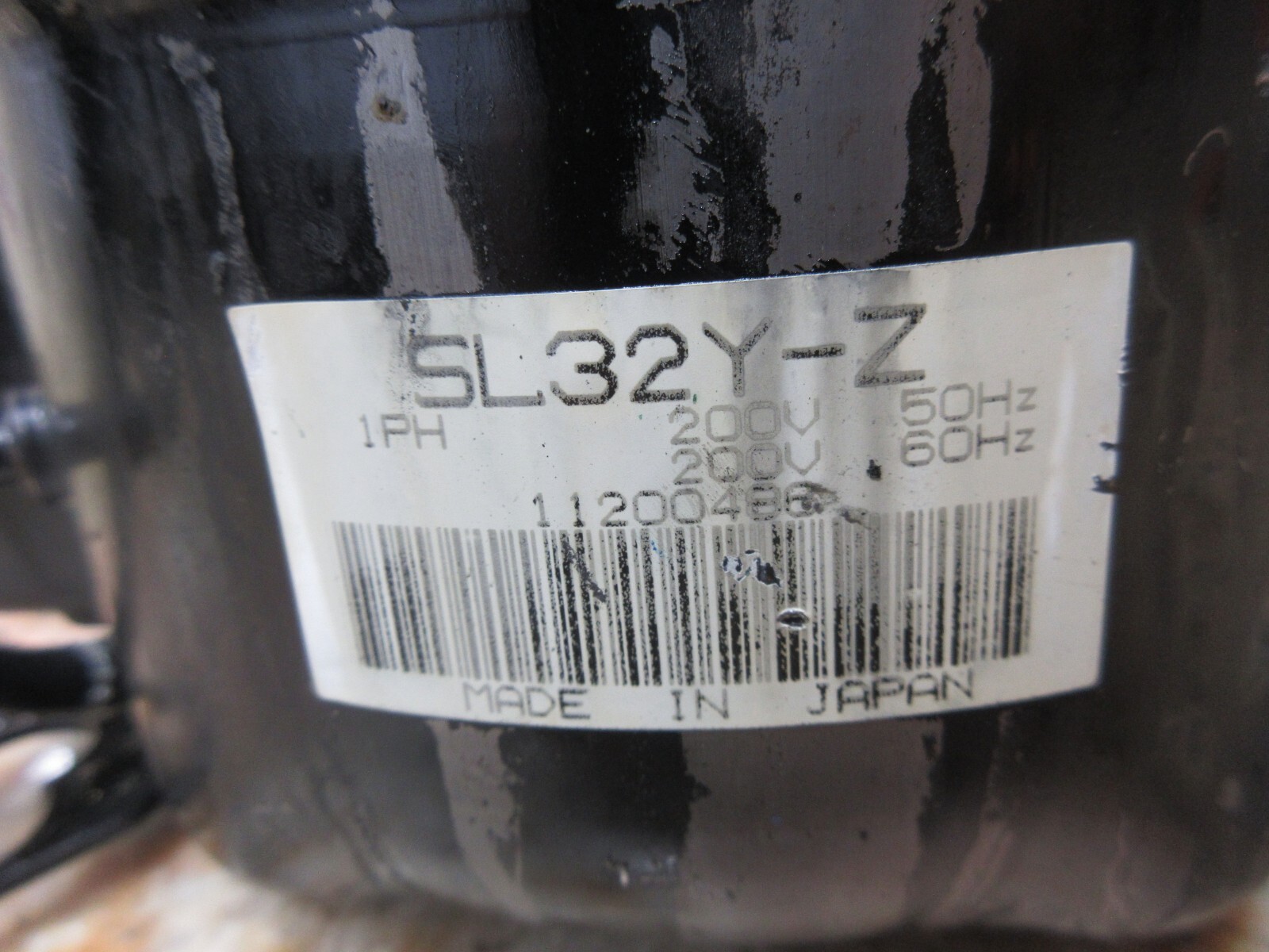 EMBRACO COMPRESSOR SL32Y-Z 11200486 SPINDLE OIL COOLER CHILLER