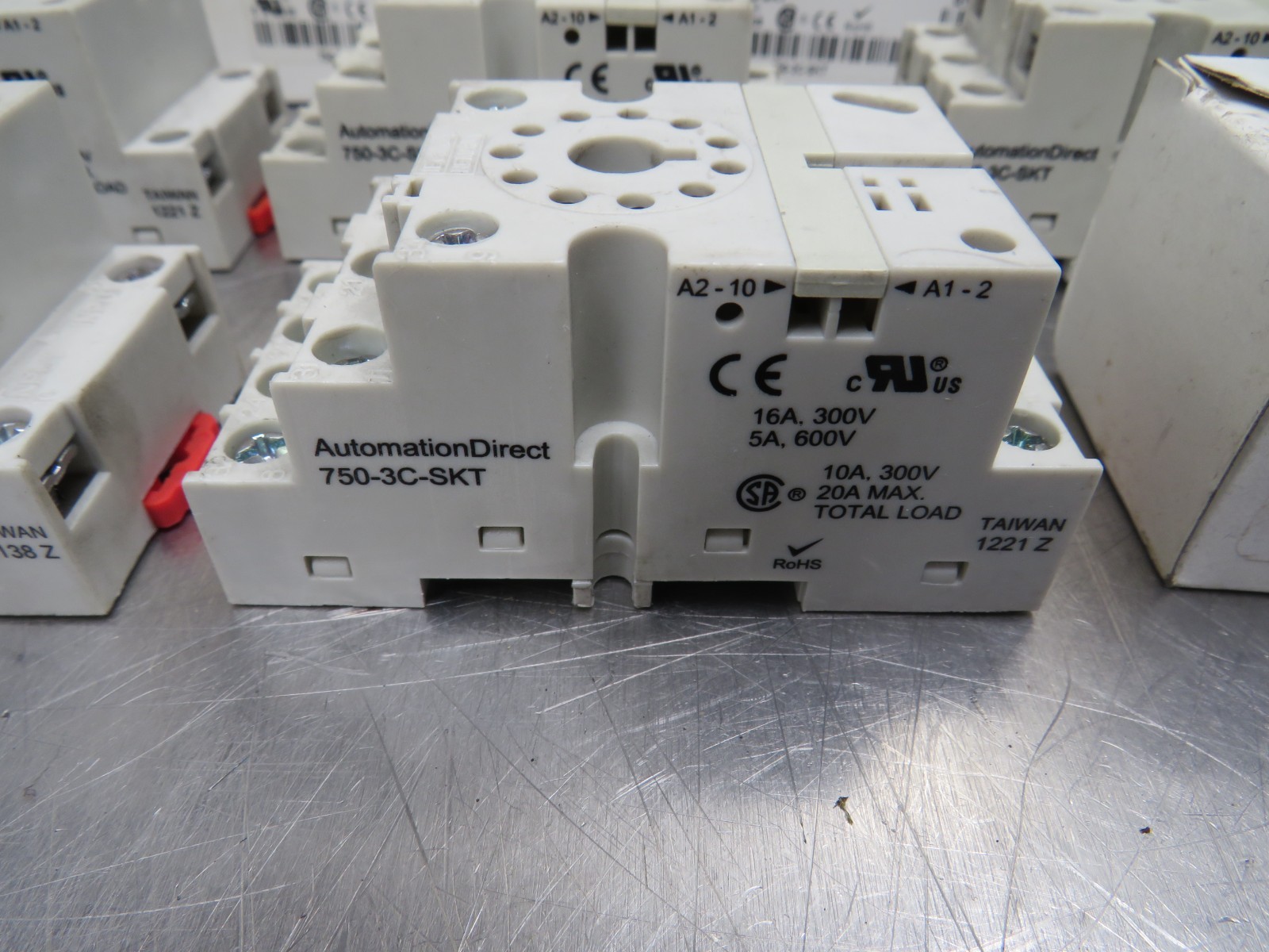 Automation Direct 750-3C-SKT Base Lot of 8!