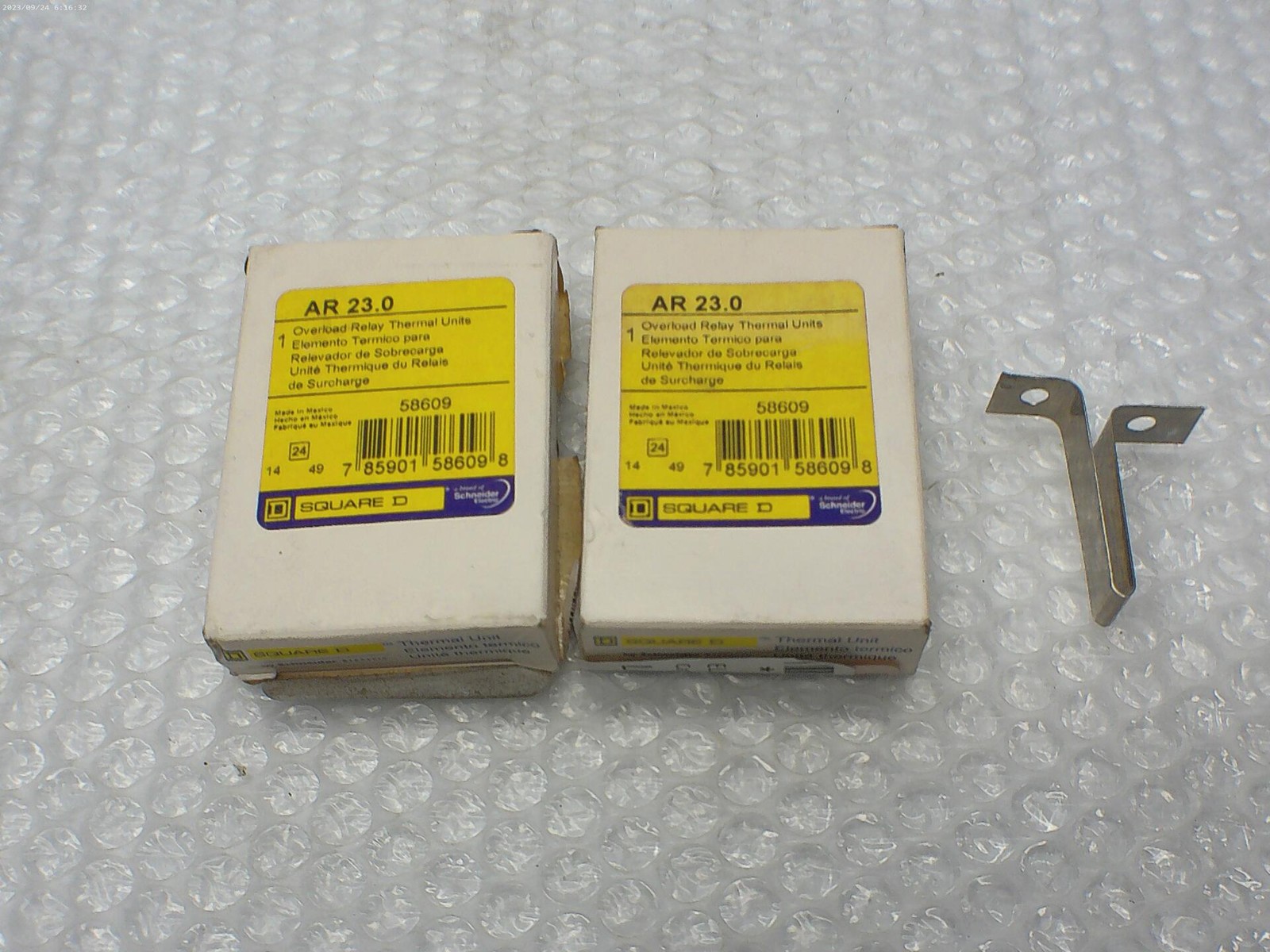SQUARE D AR23.0 HEATER LOT OF 2 NSMP