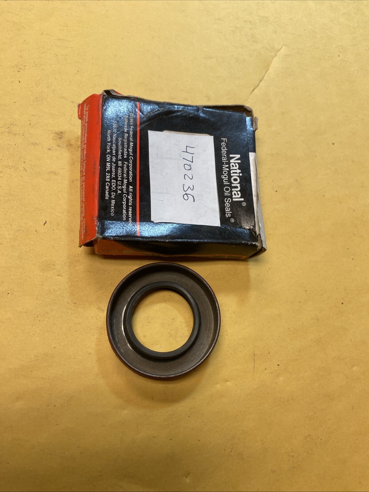 National 470236 Multi-Purpose 1.125″ ID X 1.878″ OD Seal! F+S!